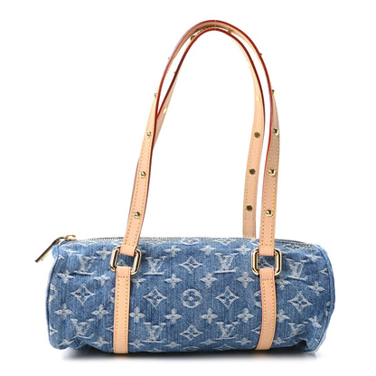 Louis Vuitton Monogram Denim Papillon Denim Blue 1 of 10