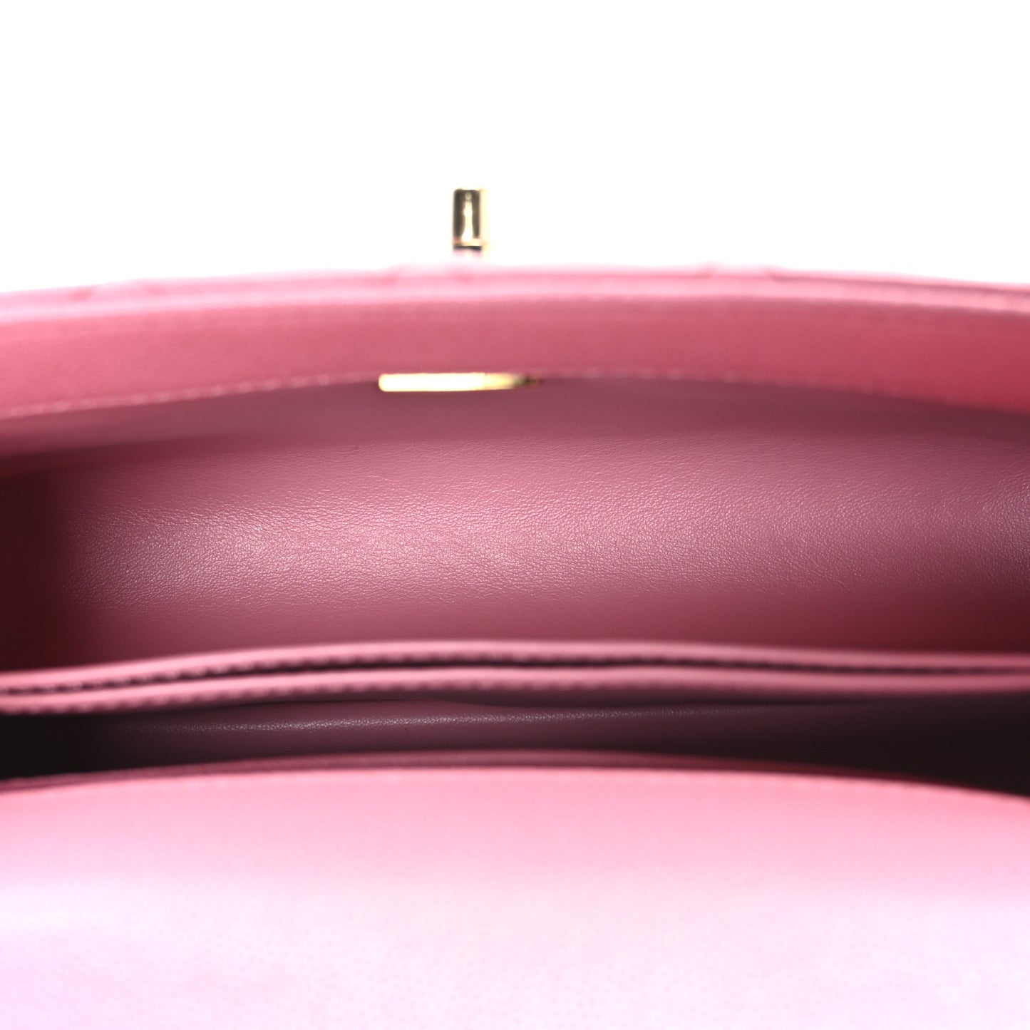 Caviar Quilted Mini Coco Chain Handle Flap Pink