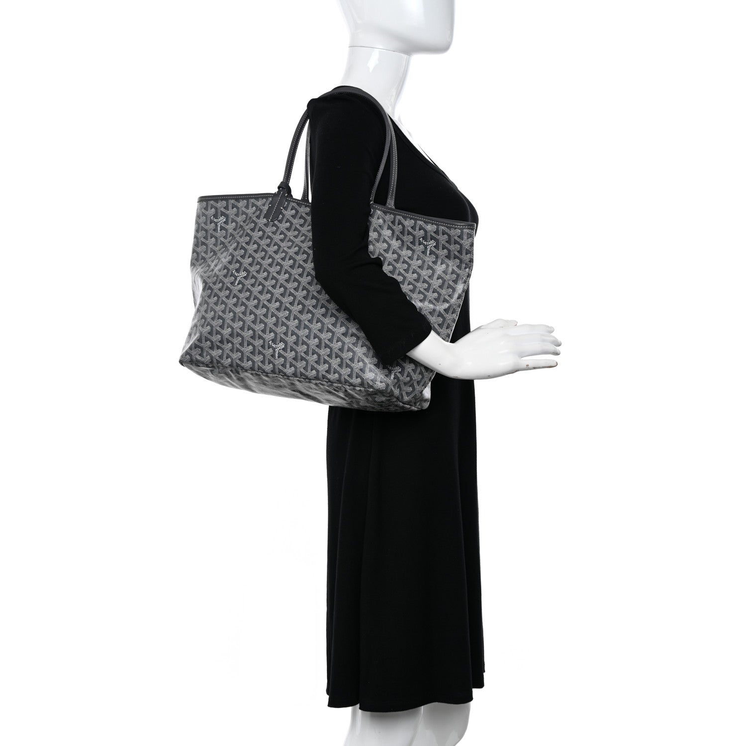 Goyard Goyardine Saint Louis PM Grey 2 of 12