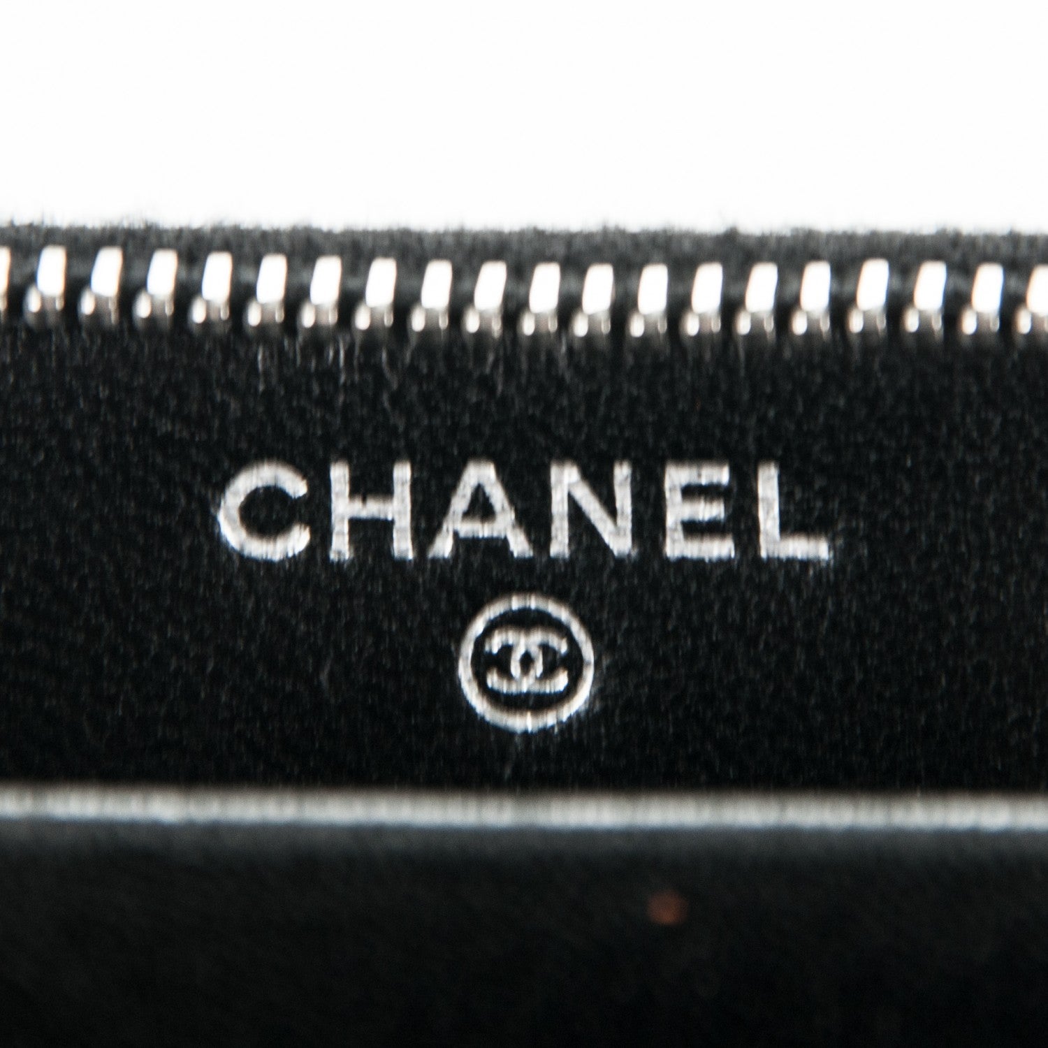 Chanel Lambskin Quilted Zip Around Card Holder Black 6 of 9