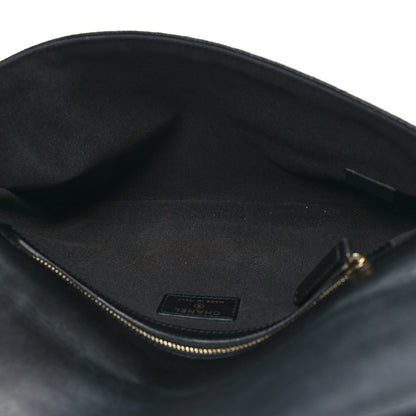 Chanel Caviar Quilted Filigree Flap Pouch Black 5 of 11