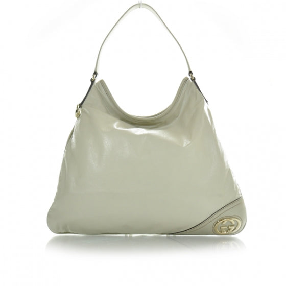 Lambskin Medium New Britt Hobo Ivory