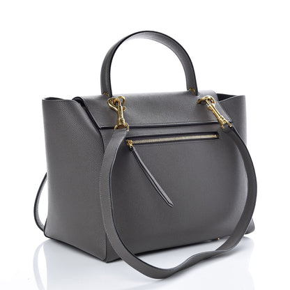 Celine Grained Calfskin Mini Belt Bag Grey 3 of 10