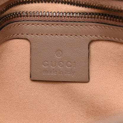 Gucci Calfskin Matelasse Small GG Marmont Shoulder Bag Porcelain Rose 6 of 10