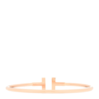 Tiffany 18K Rose Gold T Wire Bracelet 2 of 3