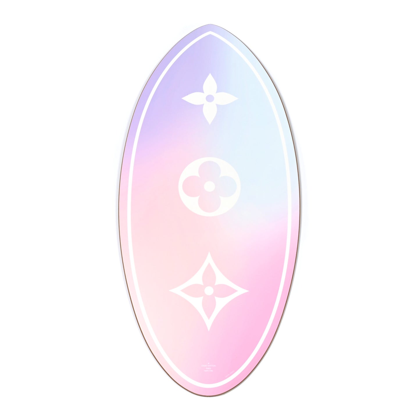 Wood Monogram Giant Spring In The City Skimboard Sunrise Pastel