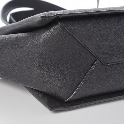 Celine Baby Grained Calfskin Medium Tri-Fold Bag Black 10 of 11