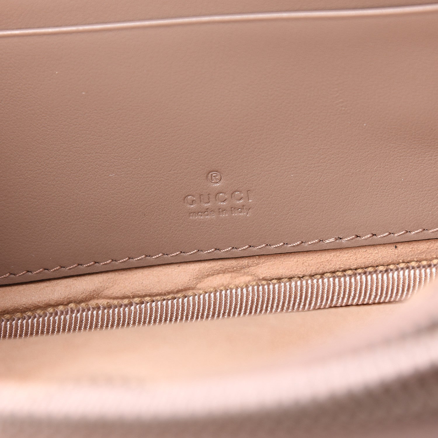 Gucci Calfskin Matelasse Mini GG Marmont Chain Crossbody Bag Porcelain Rose 5 of 12