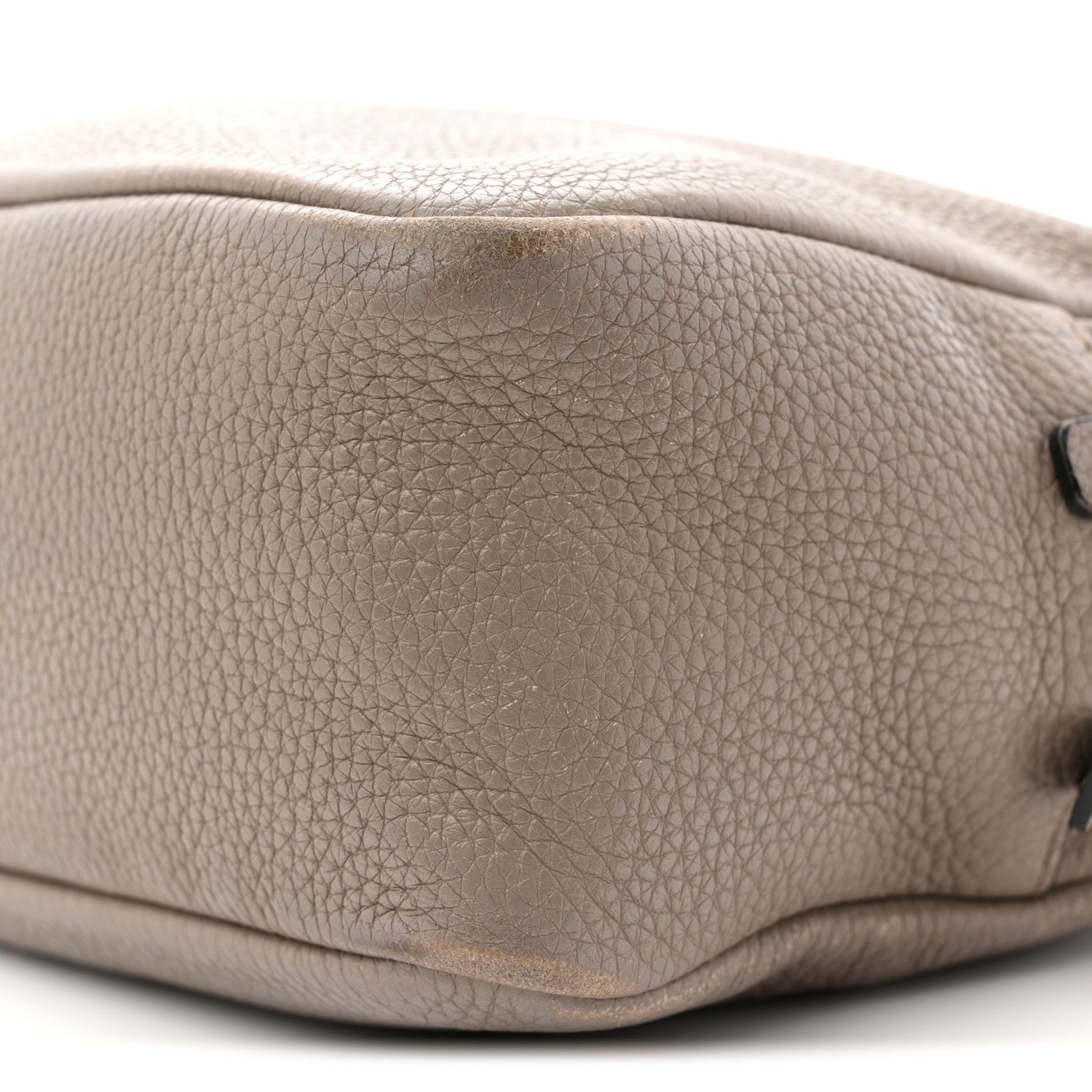 Prada Vitello Daino Soft Medium Double Zip Shoulder Bag Argilla 10 of 17