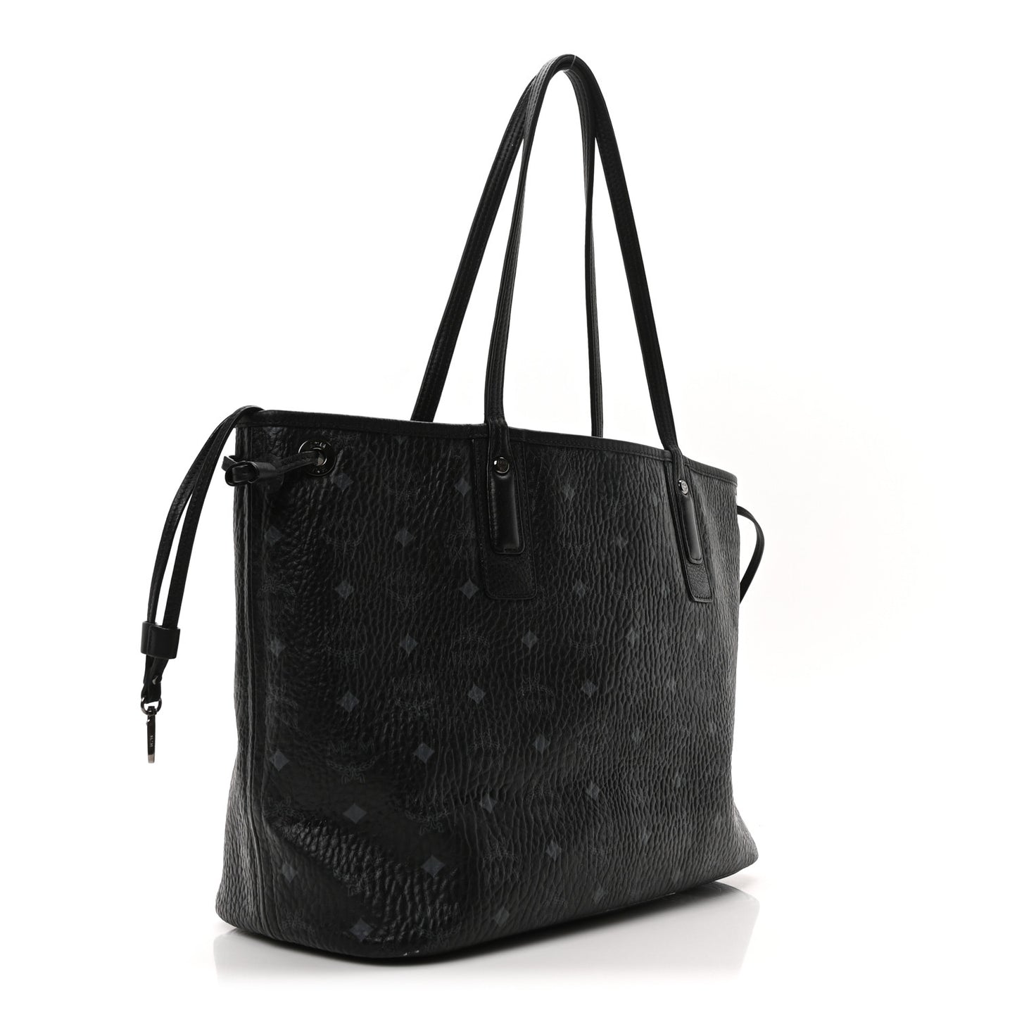 Visetos Medium Liz Reversible Shopper Tote Black