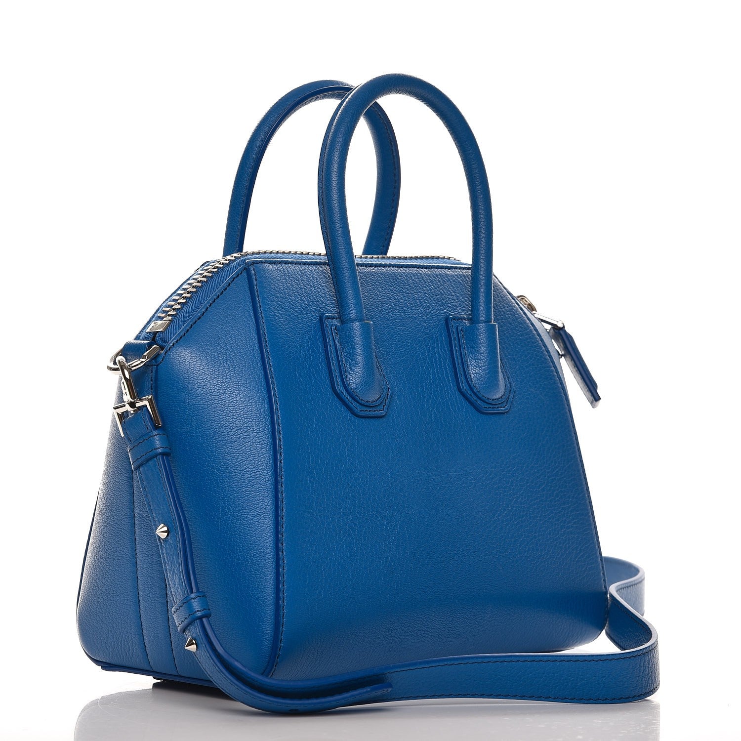 Givenchy Sugar Goatskin Mini Antigona Indigo Blue 4 of 8