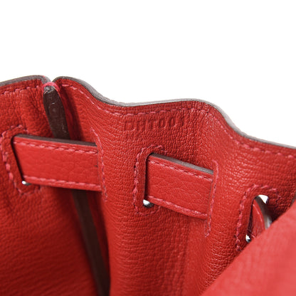 Hermes Taurillon Clemence Kelly Ado Backpack Rouge Casaque 7 of 11