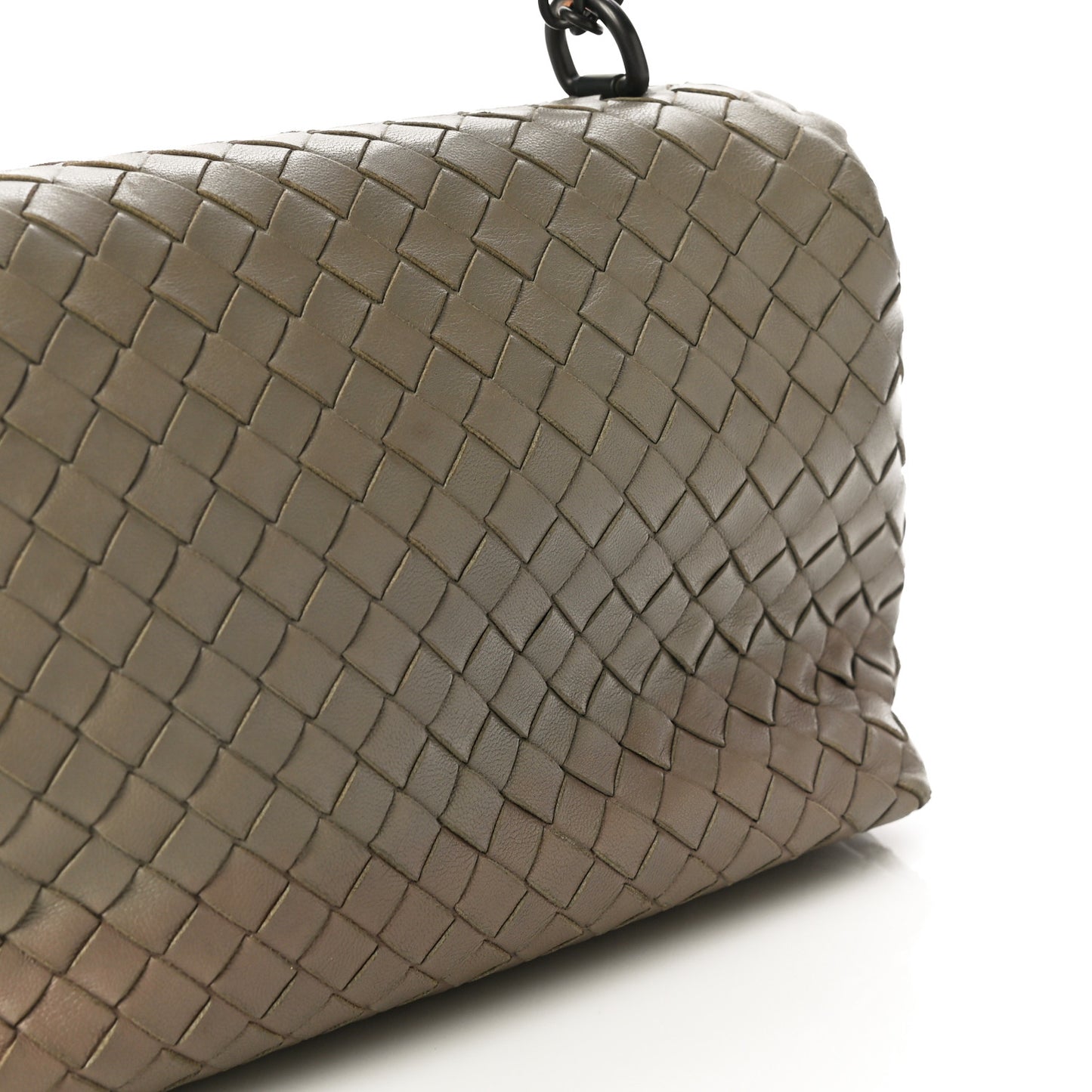 Nappa Intrecciato Baby Olimpia Shoulder Bag Mink