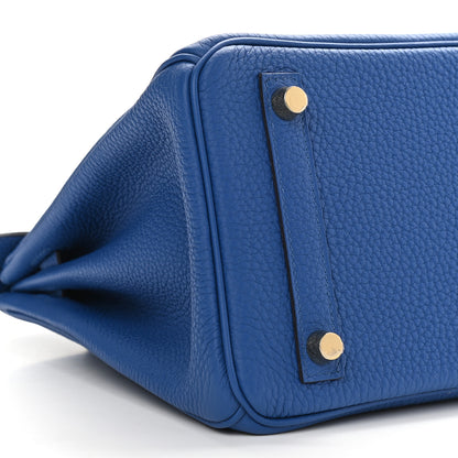 Hermes Togo Birkin 25 Bleu France 8 of 10