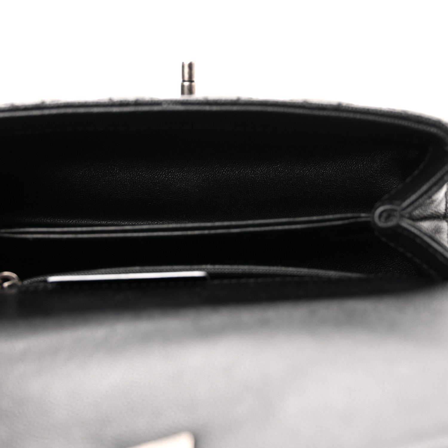 Chanel Caviar Lizard Embossed Quilted Mini Coco Handle Flap Black 5 of 12