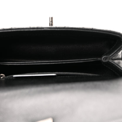 Chanel Caviar Lizard Embossed Quilted Mini Coco Handle Flap Black 5 of 12