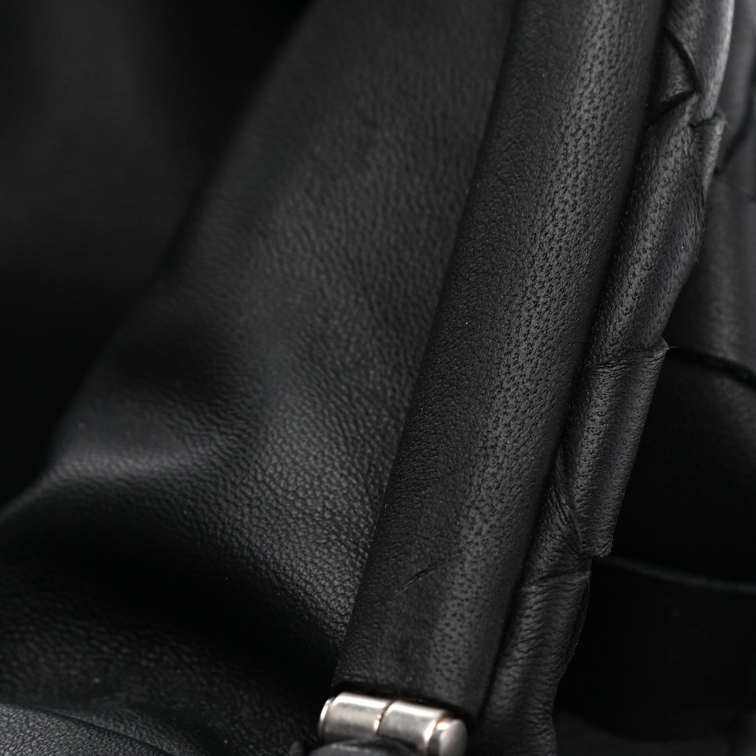 Bottega Veneta Nappa Maxi Intreccio The Pouch Oversized Clutch Black 8 of 9