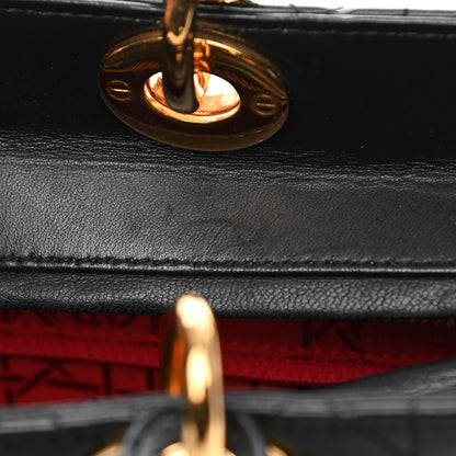 Christian Dior Lambskin Cannage Large Lady Dior Black 11 of 15