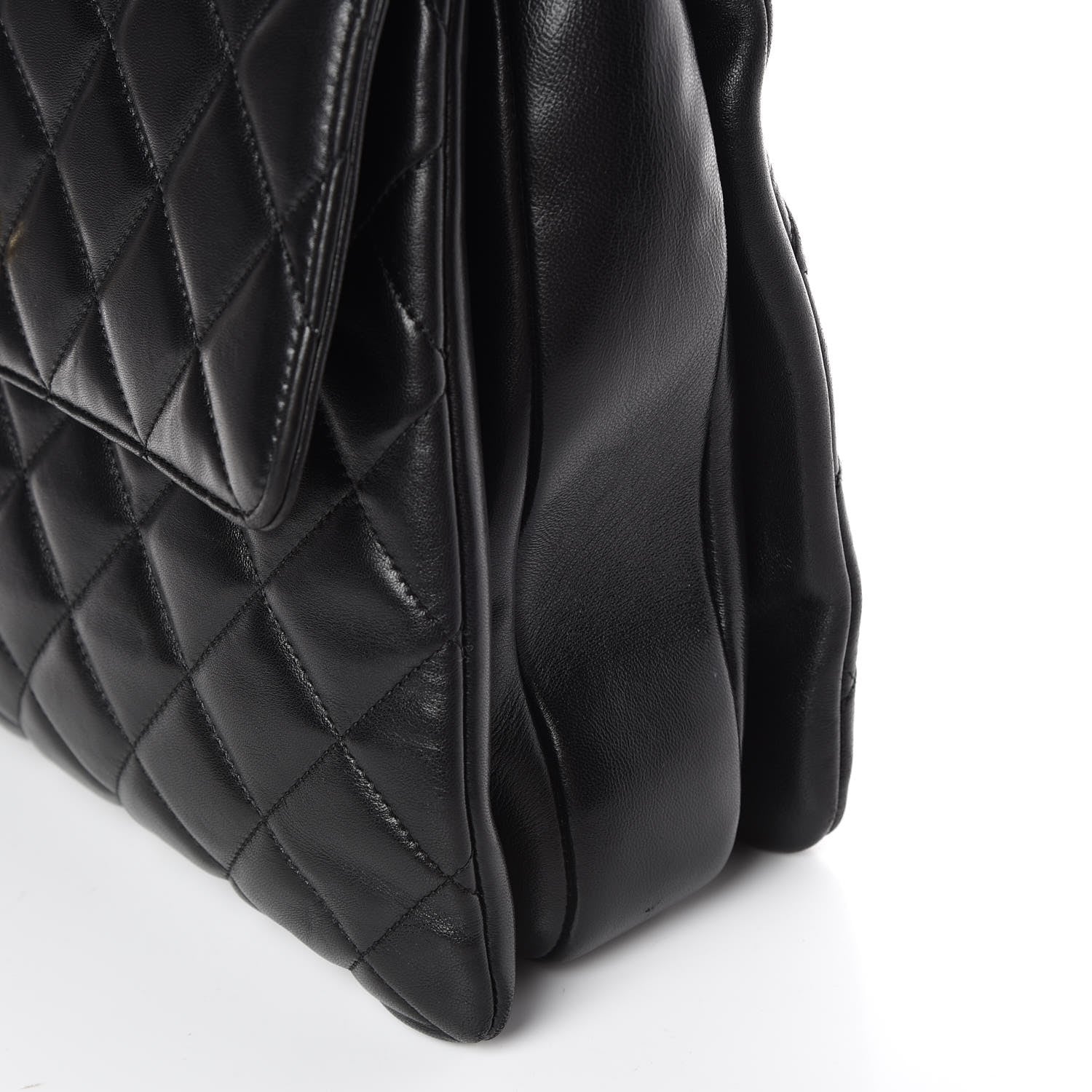 Chanel Lambskin Quilted Large Trendy CC Dual Handle Flap Bag Black 14 of 15