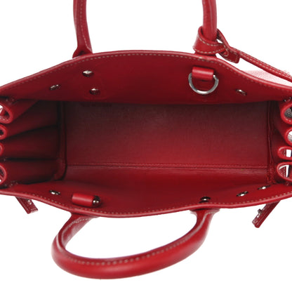 Saint Laurent Grained Calfskin Nano Sac De Jour Lipstick Red 4 of 15