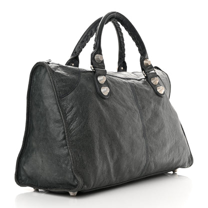 Balenciaga Agneau Giant 21 Silver Hardware Work Anthracite 3 of 14