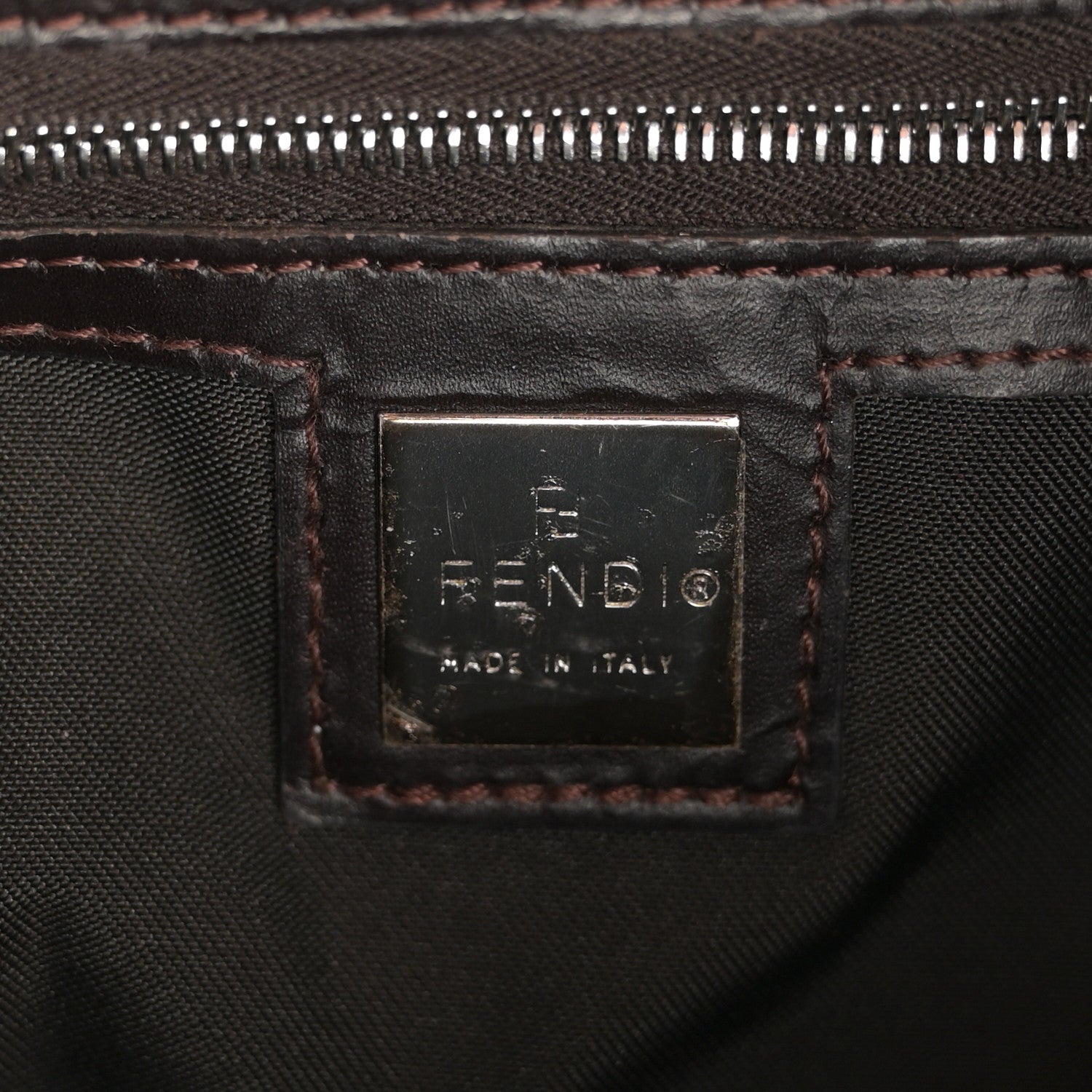 Fendi Zucca Shoulder Bag Tobacco 6 of 11