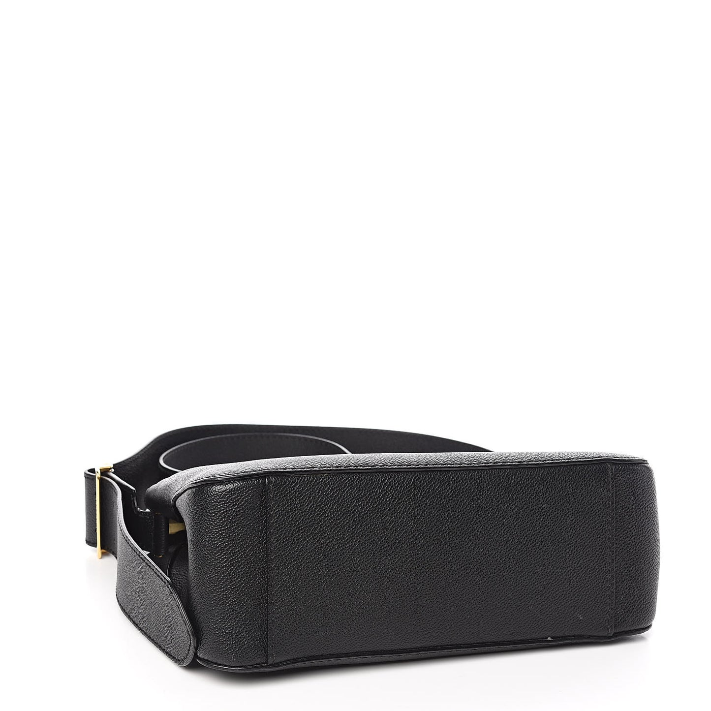 Soft Grain Calfskin House Check Small Helmsley Crossbody Black
