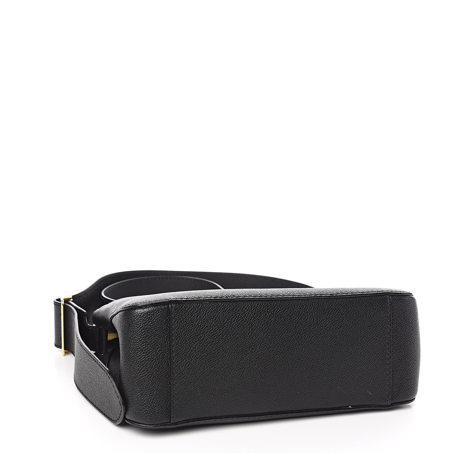 Burberry Soft Grain Calfskin House Check Small Helmsley Crossbody Black 4 of 11