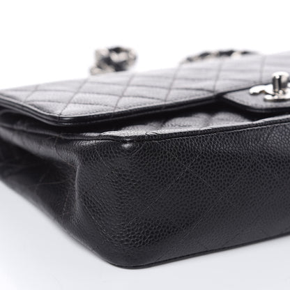 Chanel Caviar Quilted Medium Double Flap Black 8 of 17