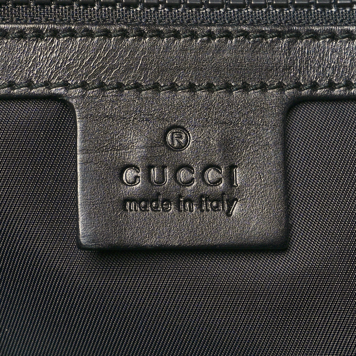 Gucci Techno Canvas Web L'Aveugle Par Amour Embroidered Double Buckle Backpack Black 6 of 11