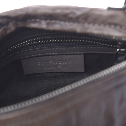 Givenchy Tumbled Sheepskin Mini Pandora Charcoal 6 of 11
