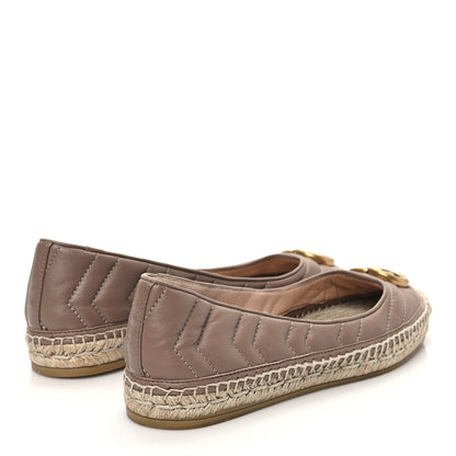 Gucci Nappa Matelasse GG Marmont Espadrilles 36 Porcelain Rose 4 of 9