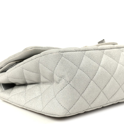 Chanel Metallic Canvas Space Charms 2.55 Reissue 226 Flap Silver 9 of 10