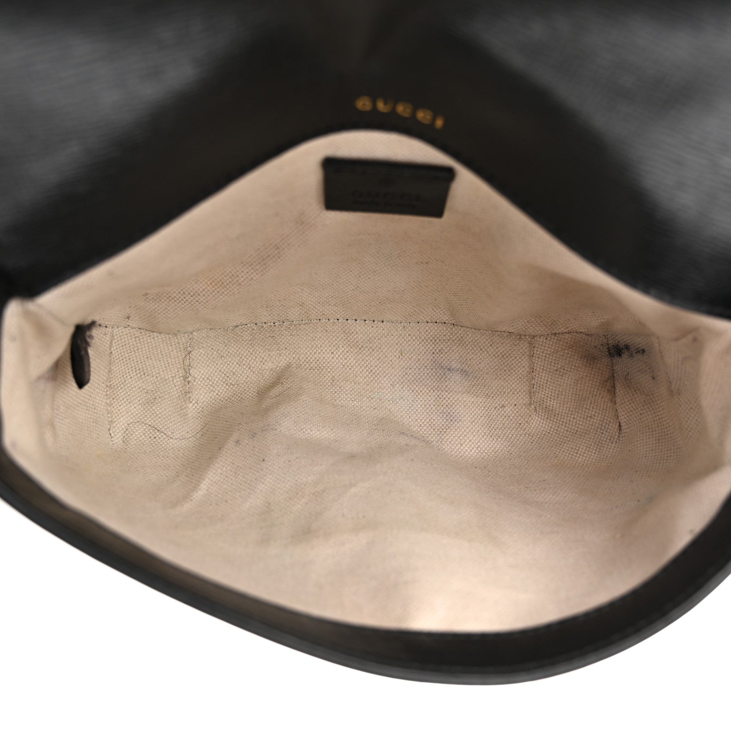 Gucci Azalea Calfskin Web Mini Horsebit 1955 Shoulder Bag Black 5 of 14