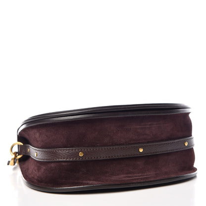 Chloe Calfskin Suede Medium Nile Bracelet Bag Carbon Brown 4 of 11