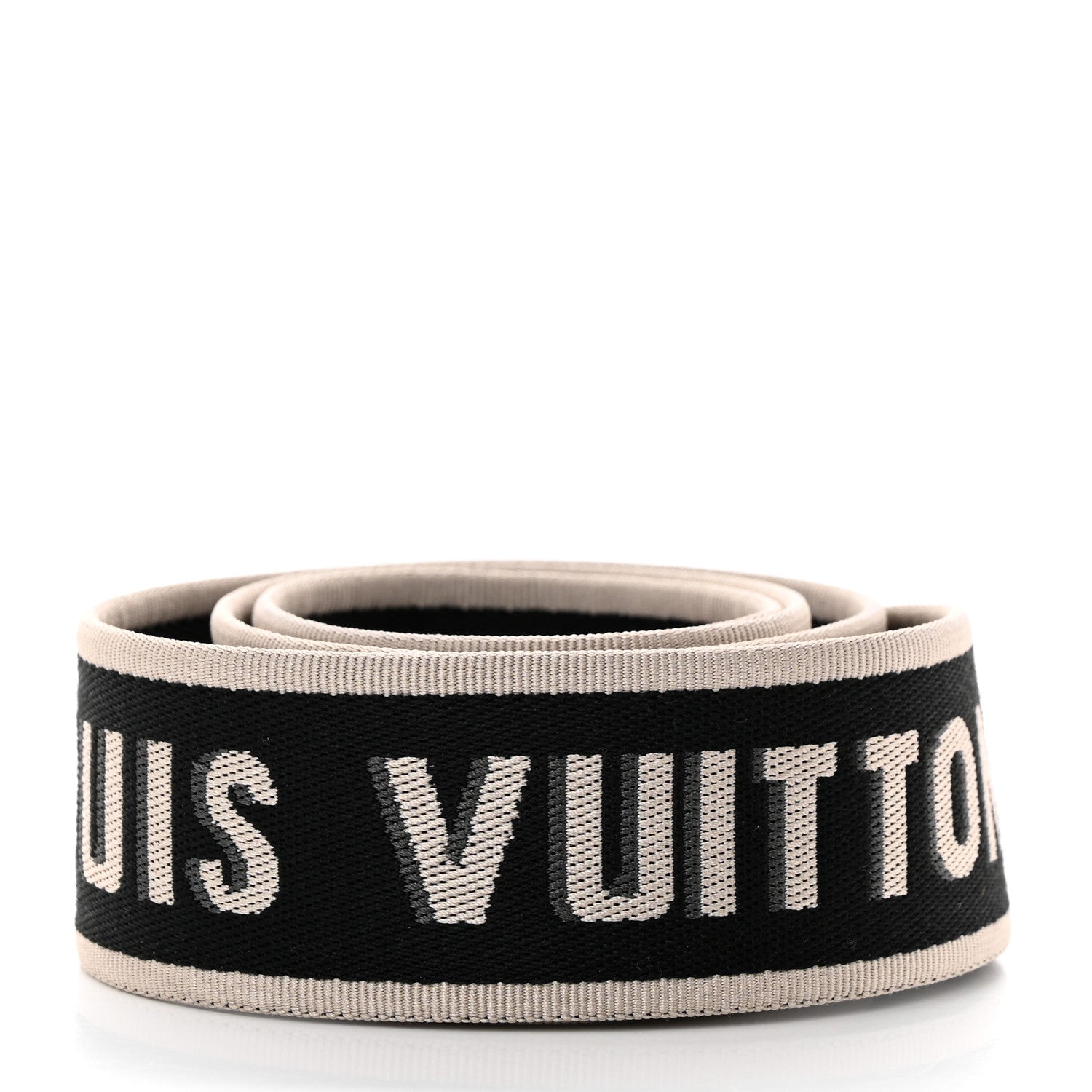 Louis Vuitton Jacquard Diane Shoulder Strap Black Ivory 2 of 4