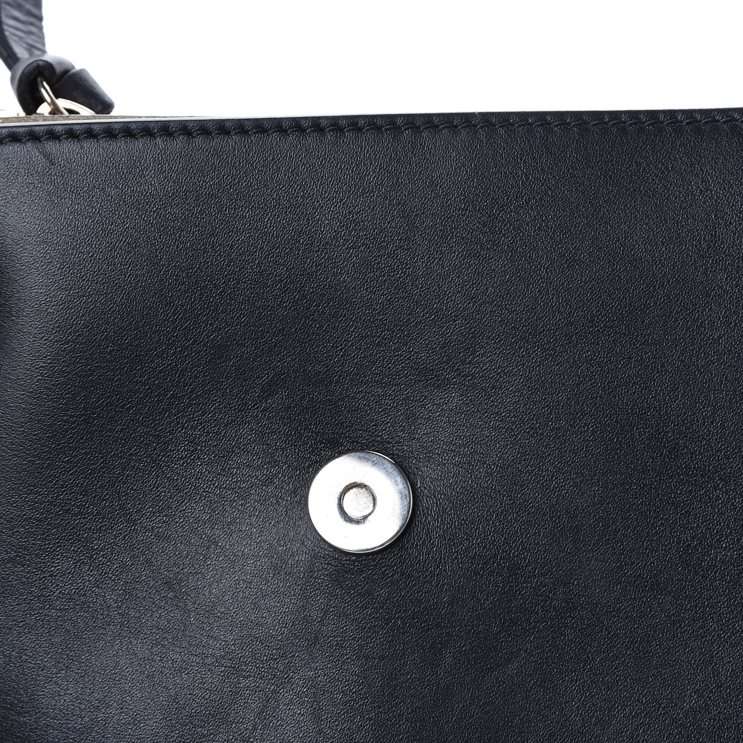 Chloe Suede Calfskin Medium Faye Shoulder Bag Black 9 of 14