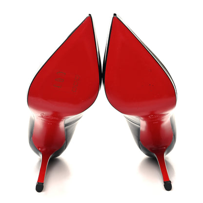Christian Louboutin Patent Pigalle Plato 120 Pumps 38 Black 5 of 7