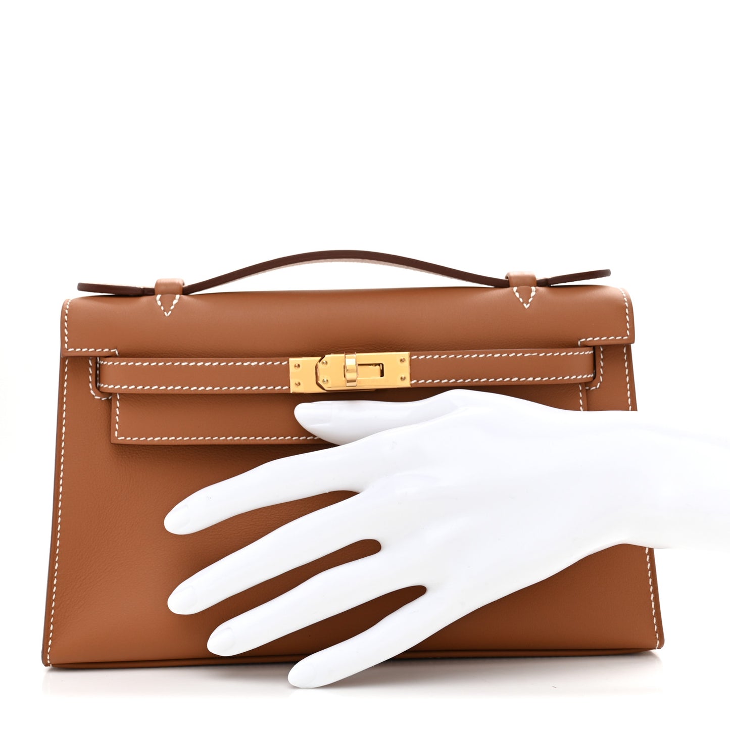 Swift Kelly Pochette Clutch Gold