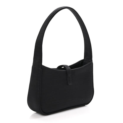 Saint Laurent Satin Le 5 A 7 Mini Hobo Black 3 of 10