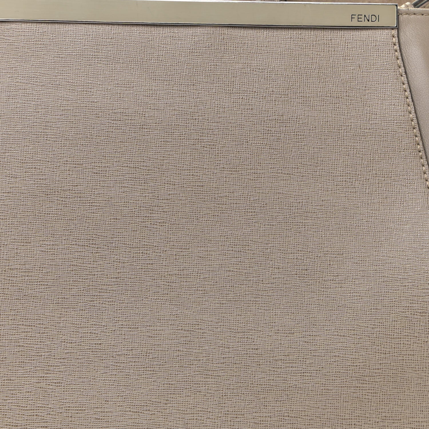 Fendi Vitello Elite Regular 2Jours Tote Tortora 7 of 11