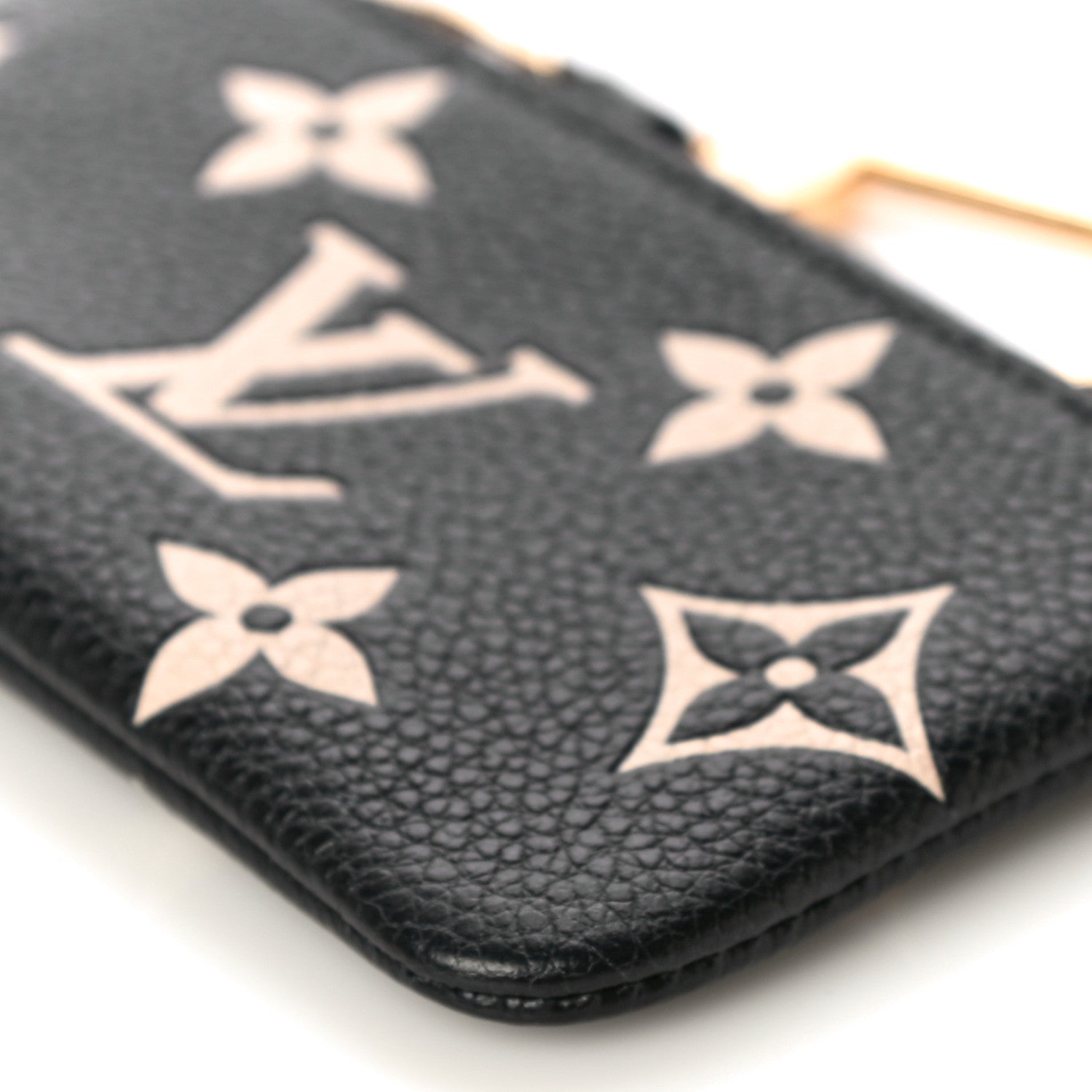 Louis Vuitton Empreinte Monogram Giant Key Pouch Black Beige 9 of 10