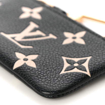 Louis Vuitton Empreinte Monogram Giant Key Pouch Black Beige 9 of 10