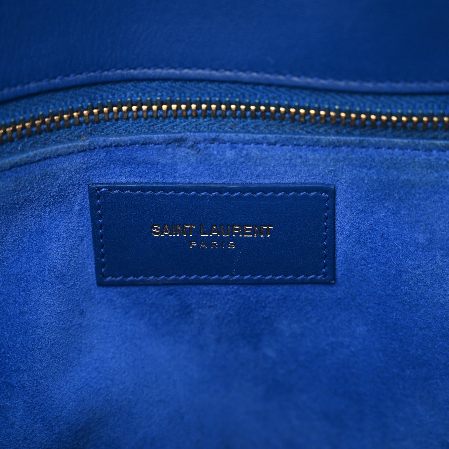 Saint Laurent Calfskin Small Sac De Jour Blue Majorelle 8 of 13