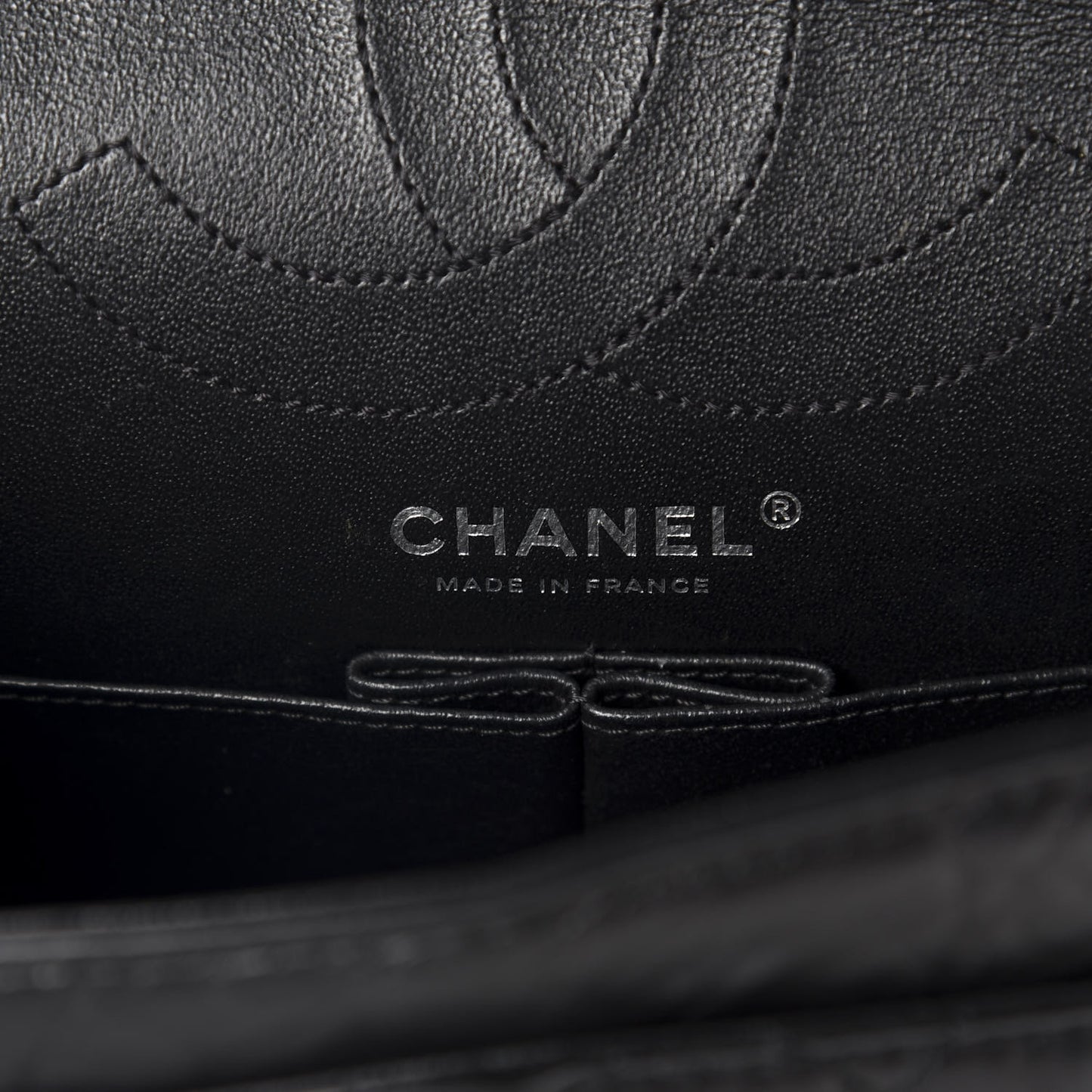 Aged Calfskin Quilted 2.55 Reissue 225 Flap So Black