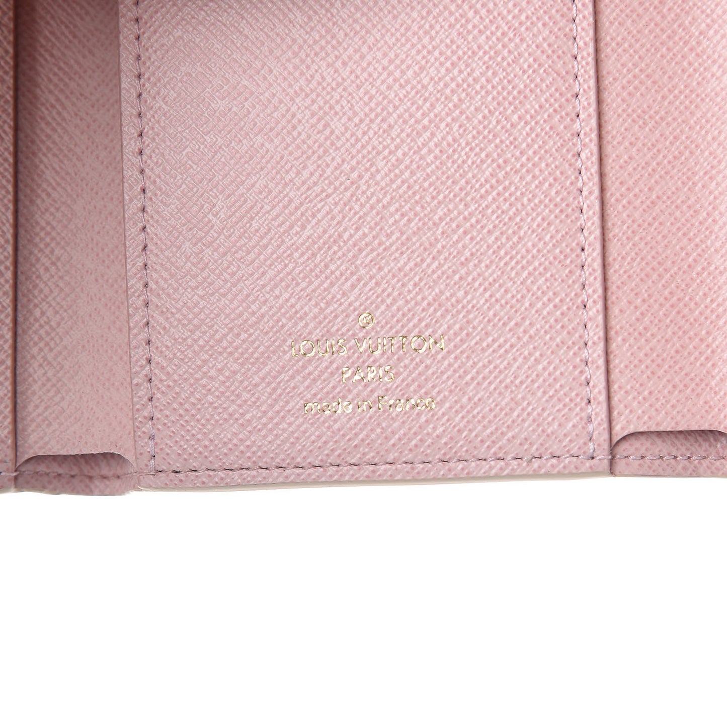 Damier Azur Victorine Wallet Rose Ballerine