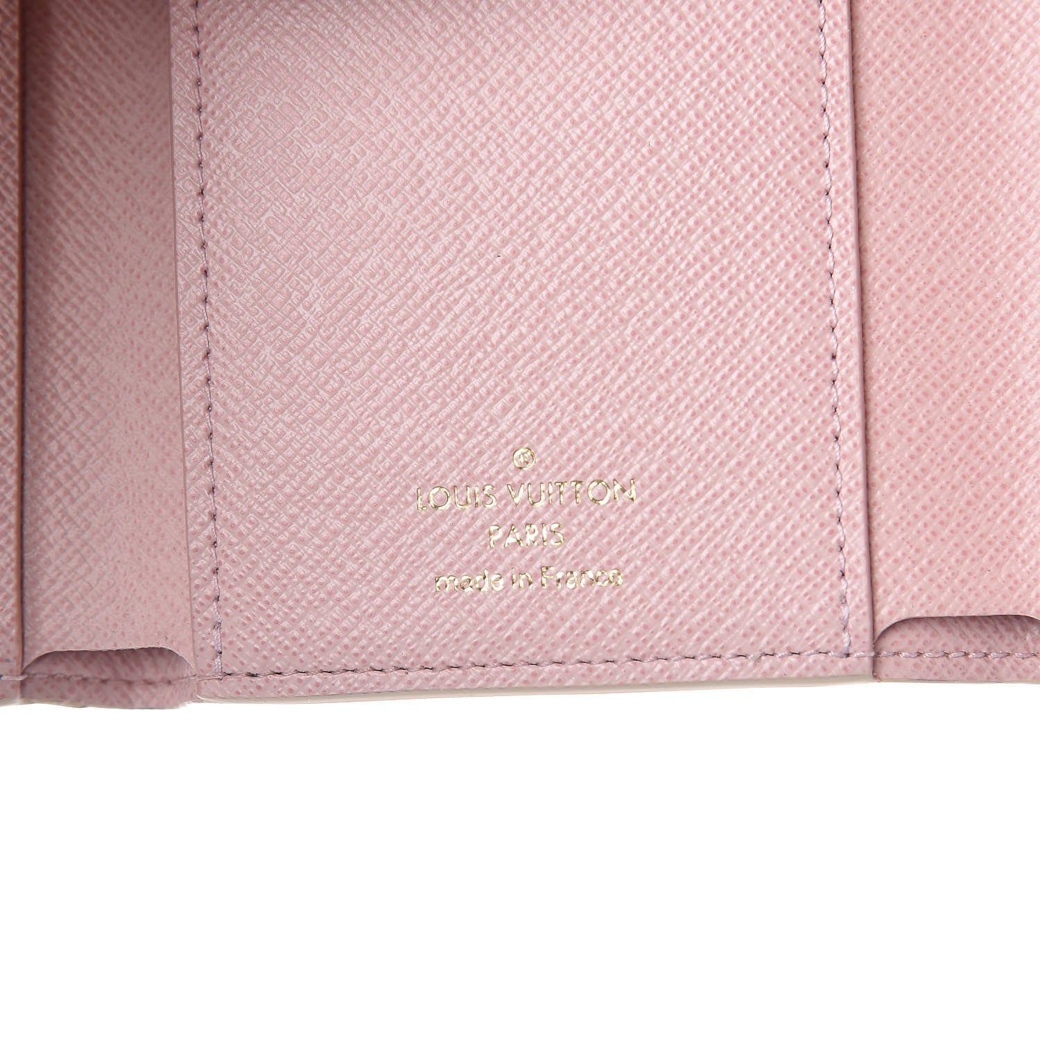 Louis Vuitton Damier Azur Victorine Wallet Rose Ballerine 6 of 7