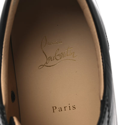 Christian Louboutin Calfskin Mens Low Top Sneaker 43.5 Black 9 of 11