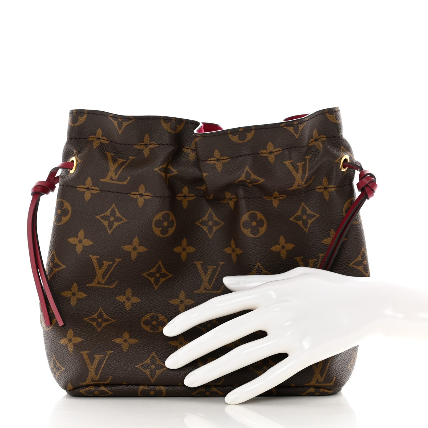 Monogram Pouch Noe Fuchsia