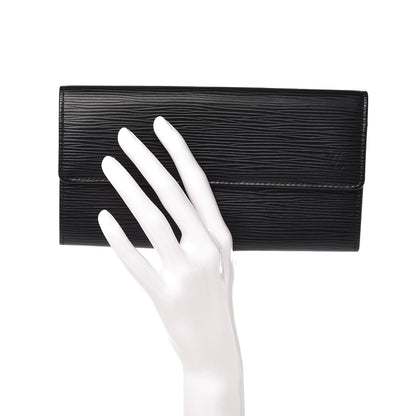Louis Vuitton Epi Sarah Wallet Black 2 of 6